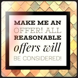 Taking reasonable offers